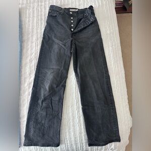 Levi's Dark Gray Flare Jeans